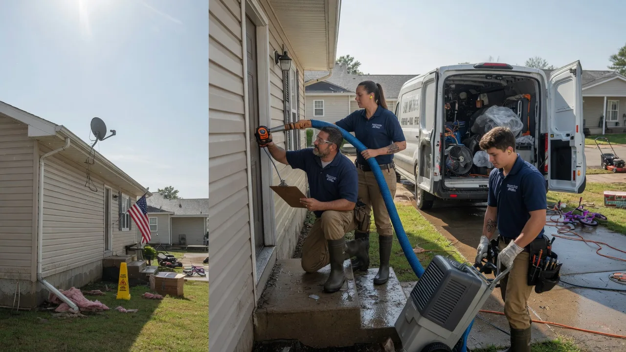 Ceiling Water Damage Restoration in Crystal, MI near me